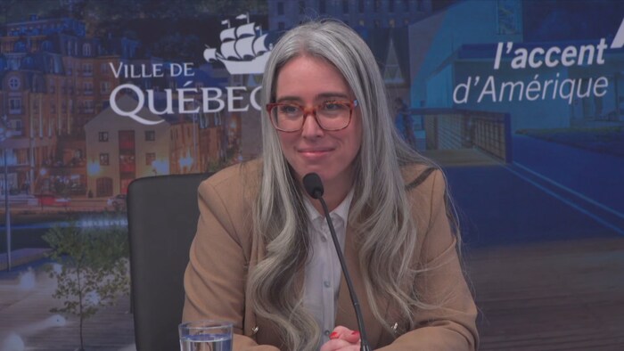 Maude Mercier Larouche, membre du comité exécutif responsable du projet de tramway.