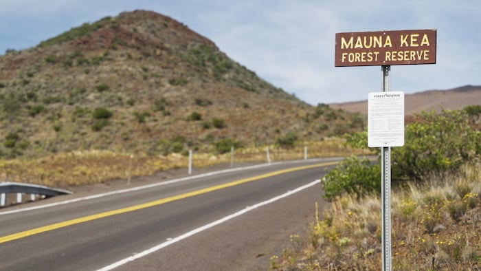 La réserve Mauna Kea à Hawaï.