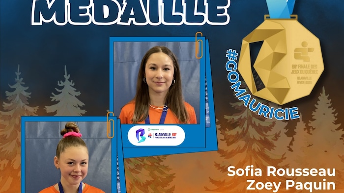 Une photo de Sofia Rousseau et Zoey Paquin.