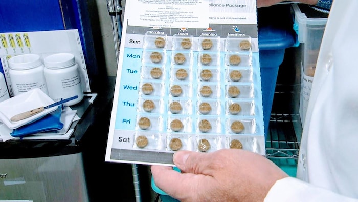 Le médicament PPP001 est fait de capsules de cannabis séché.