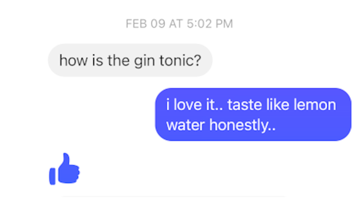 Comment est le gin tonic?