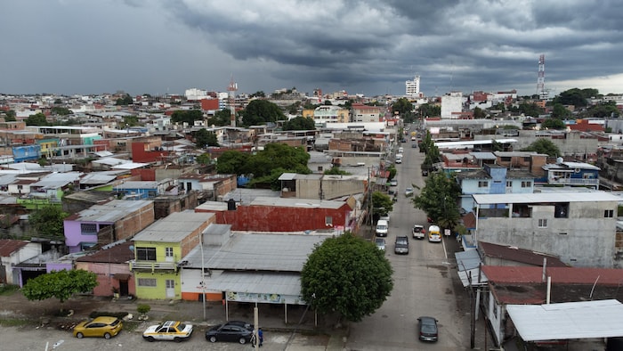 Plan aérien de Tapachula.