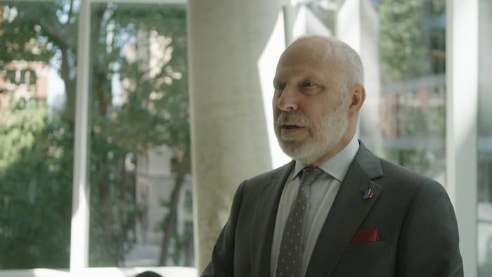 Le candidat libéral Michel Leblanc.