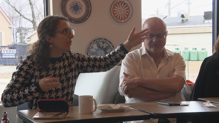 Michelle Landry et Maurice Basque. 