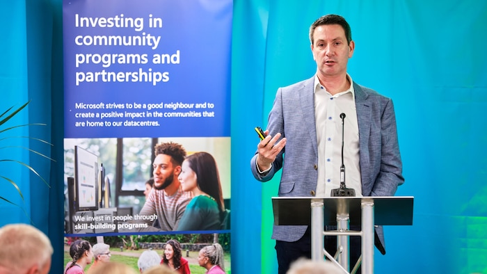 Eoin Doherty, vice-président chargé de l'innovation des opérations infonuagiques chez Microsoft.