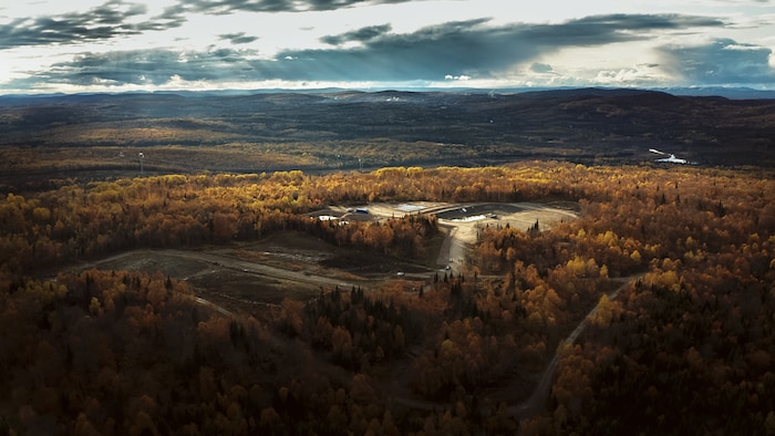 Paysage du site sur lequel sera construite la mine de graphite.