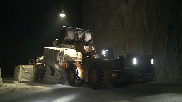 L'intérieur de la Mine Seleine.