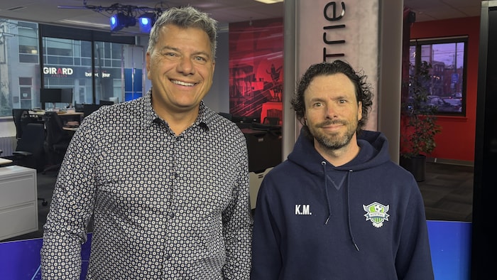 Portrait de Jean-Claude Vaillancourt (à gauche) et Kévin Michaud (à droite).
