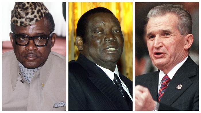 Mobutu Sese Seko, Gnassingbé Eyadema et Nicolas Ceausescu
