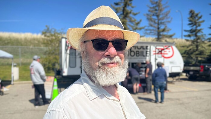 George Stone, 80 ans, venu de High River