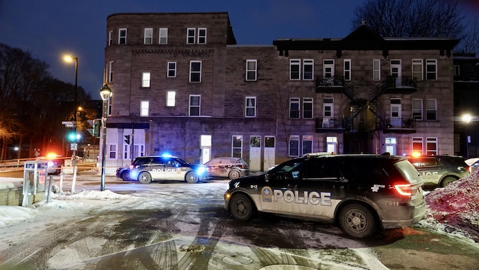 Des autopatrouilles du SPVM à Montréal.