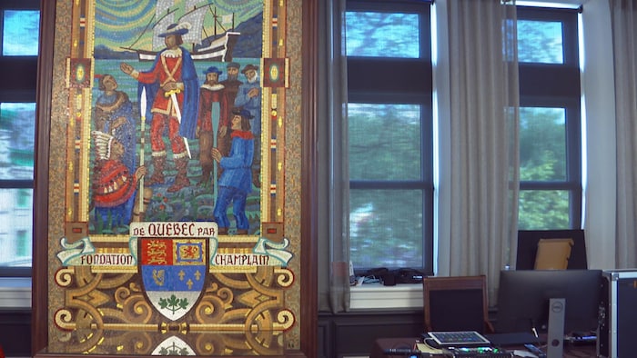 Une mosaïque.