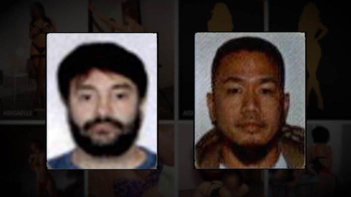 Portrait de deux personnes citées dans une enquête de la police de Montréal