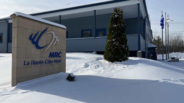 Un logo de la MRC de la Haute-Côte-Nord