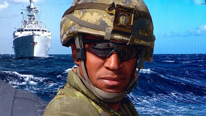 Image d'un soldat noir.