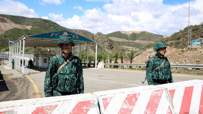 Soldiers At A Border Post.