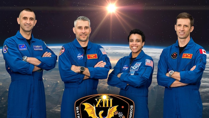 Les quatre membres de la mission SpaceX Crew-13 de la NASA.