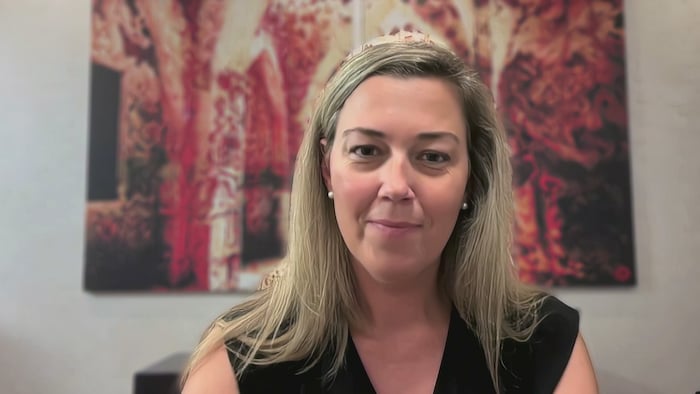 Nathalie Boudreau, en entrevue.