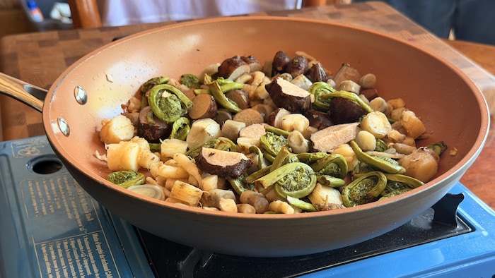 Une poêlée de légumes.