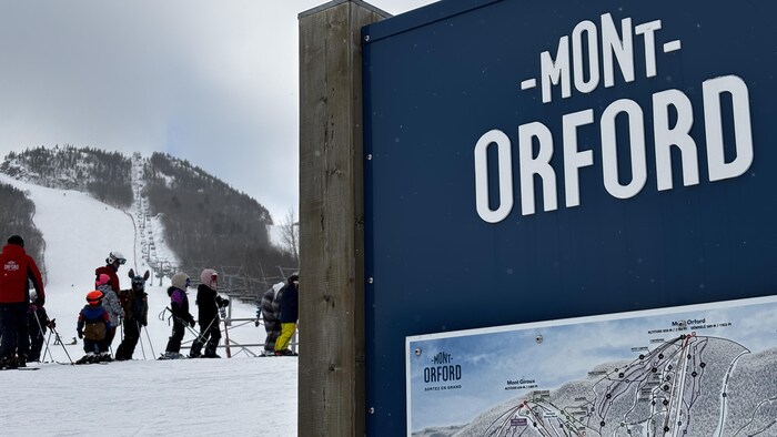 Le site de la station de ski du Mont-Orford. 