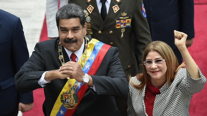 Nicolas Maduro et son épouse.