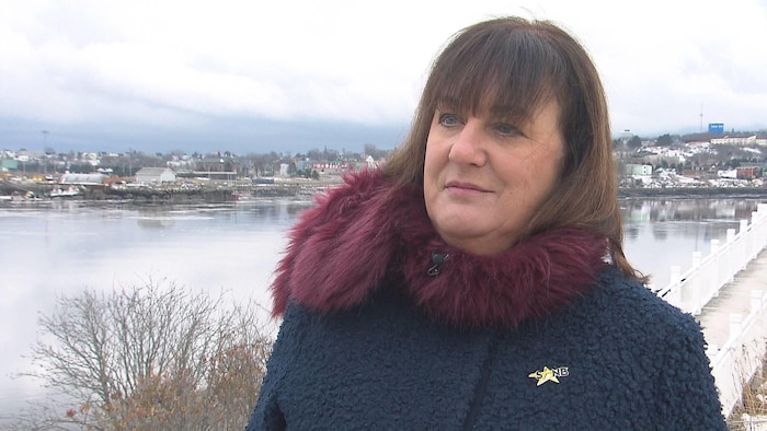 Nicole Arseneau-Sluyter en entrevue.