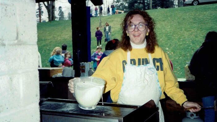 Nicole Langlois en 1994, à Nanaimo.