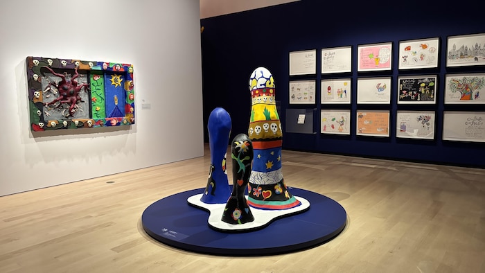 Une des salles d'exposition.