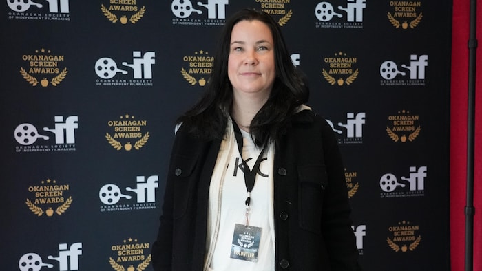 Nina Bournival dans le cinéma Landmark Xtreme de West Kelowna, le 28 mars 2026.
