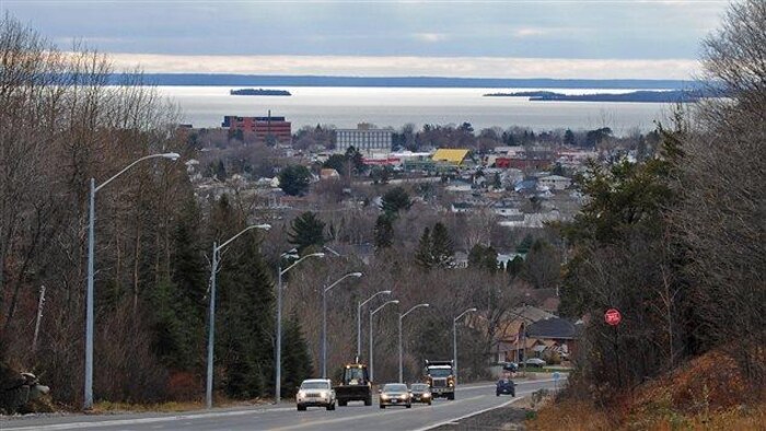 La ville de North Bay, en bordure du lac Nipissing