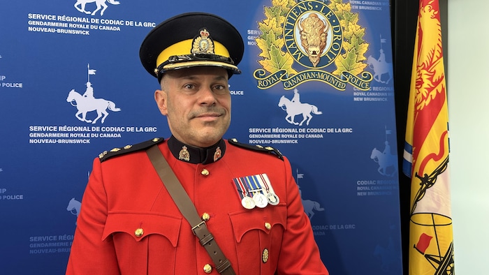 Le surintendant Benoit Jolette de la GRC Codiac.
