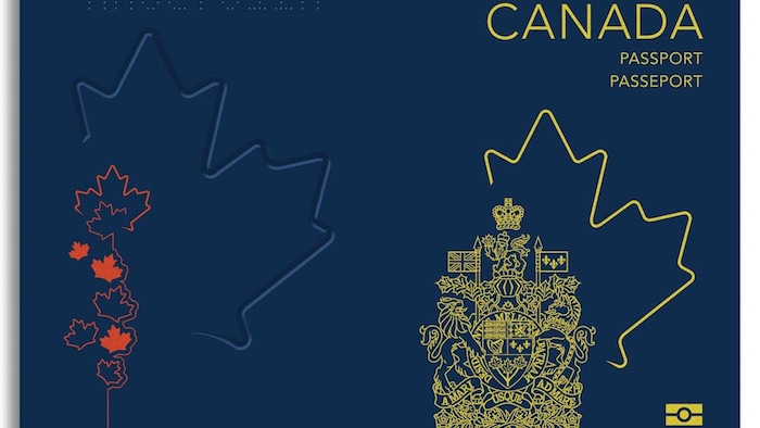 Page sur laquelle se trouvent les armoiries du Canada et une feuille d'érable.