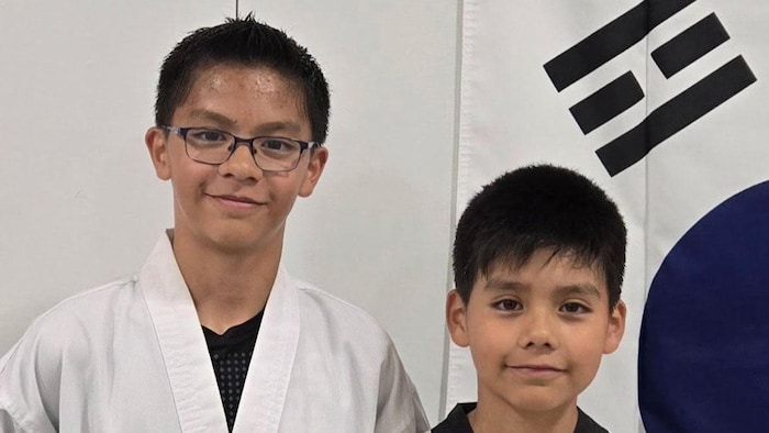 Aaron Au Ramirez, 13 ans, et Maximo Au Ramirez, 10 ans.