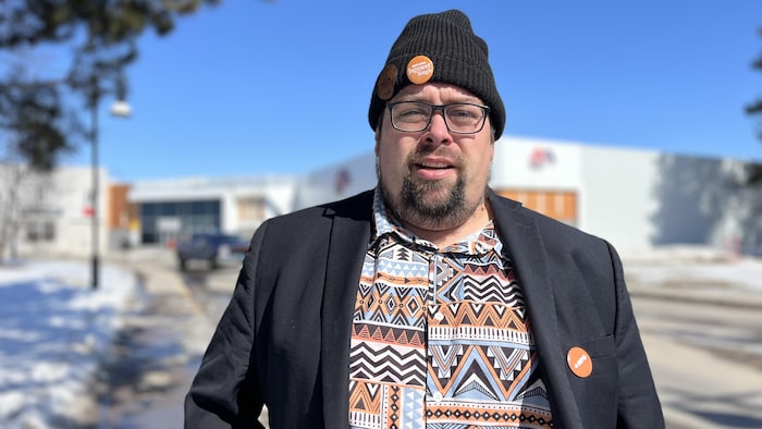 Un candidat politique.