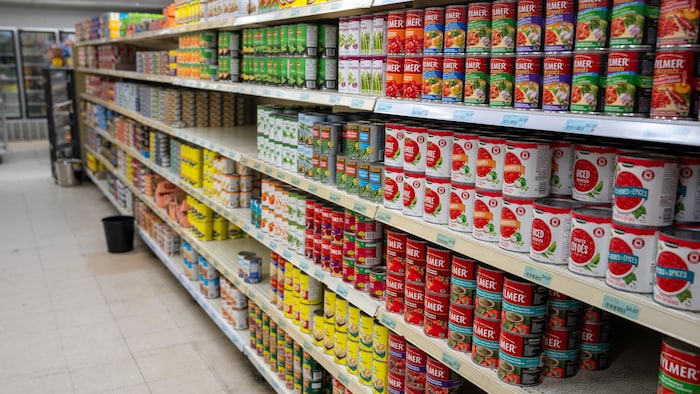 Une rangée d'épicerie