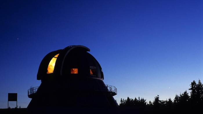 L'observatoire du Mont-Mégantic la nuit