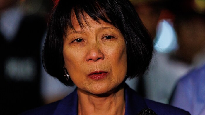 Olivia Chow en gros plan.