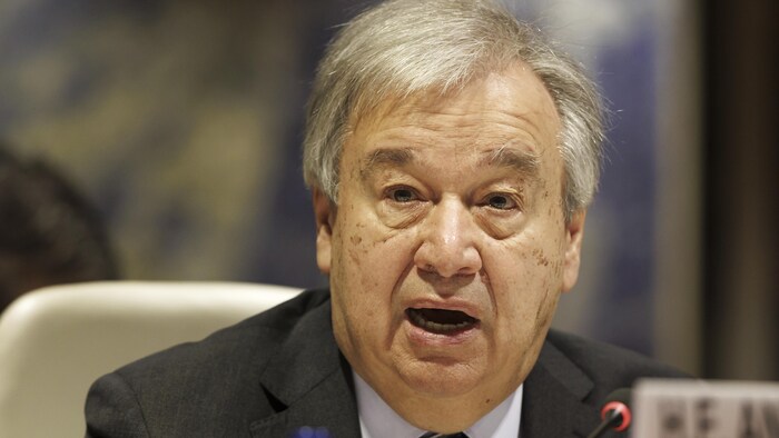 Le secrétaire général des Nations unies, Antonio Guterres.