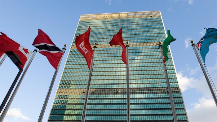 Le siège social de l'ONU à New York.