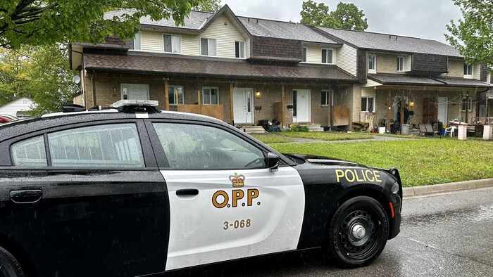 Une voiture de la police provinciale de l'Ontario.