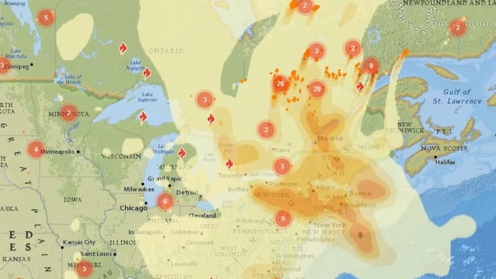 Air quality risk ’off the charts’ in Ottawa because of fire smoke ...
