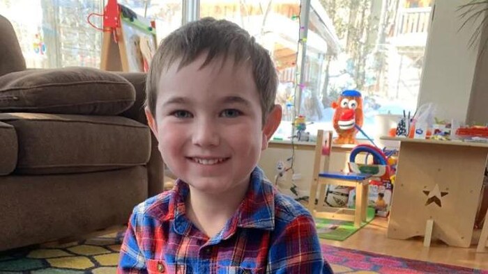 Owen Bornemann, 5 ans.