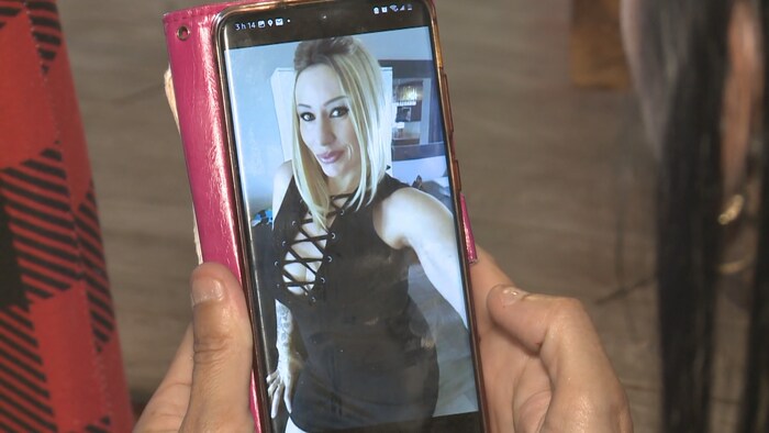 Sandra Lemoine après sa perte de poids.