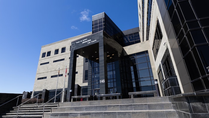 Le palais de justice de Moncton.