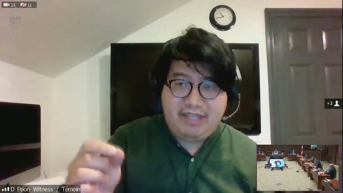 David Edward-Ooi Poon a témoigné devant le Comité permanent de la Citoyenneté et de l'Immigration de la Chambre des communes le 27 octobre 2020 en ligne