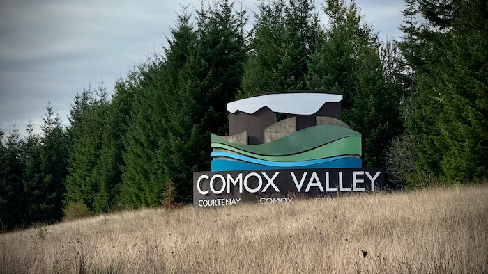 Un panneau de la vallée de Comox.
