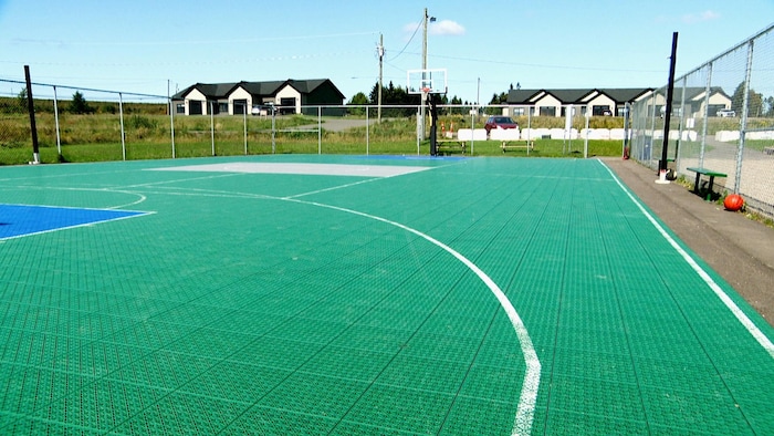 Le terrain multisport du parc Brookridge.