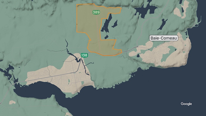 Une carte du futur parc