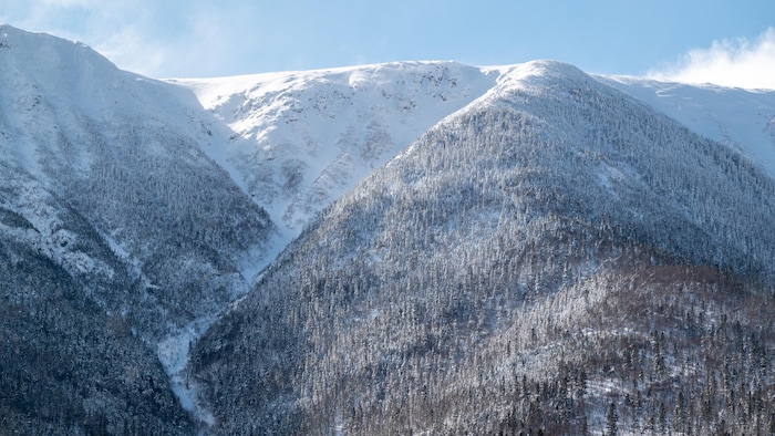 Une vue sur le mont Albert dans le parc national de la Gaspésie. 