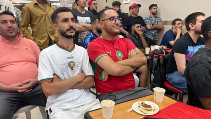 Les partisans de la sélection marocaine.